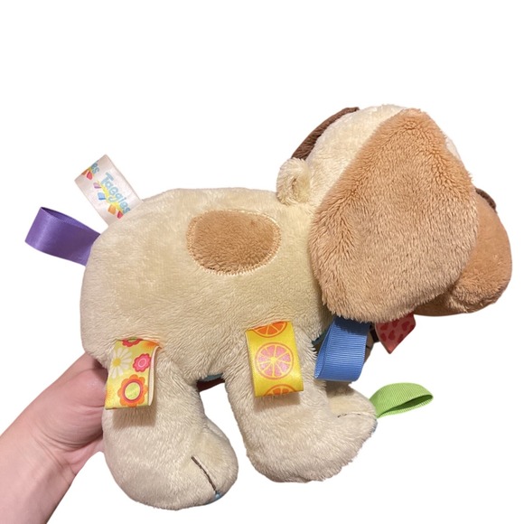 Taggies Other - Taggies Plush Puppy Dog Cuddle Toy Stuffed Animal Baby Rattle Tags 10 inch Lovey